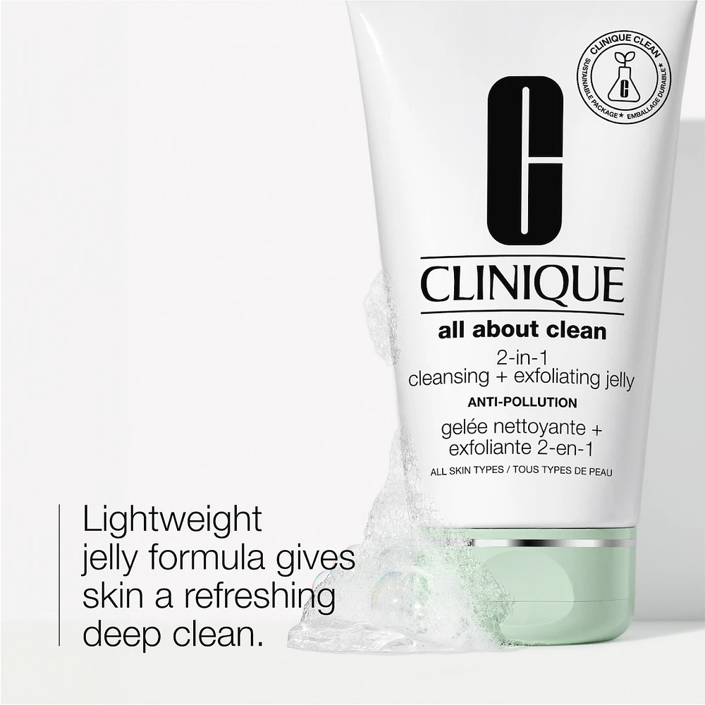 All About Clean™ 2-in-1 Cleansing + Exfoliating Jelly