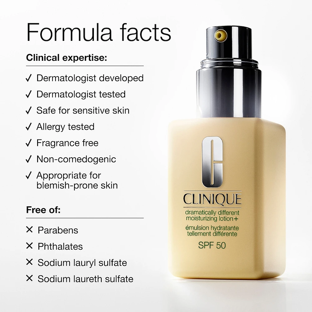 Dramatically Different Moisturizing Lotion+ SPF50 for Face