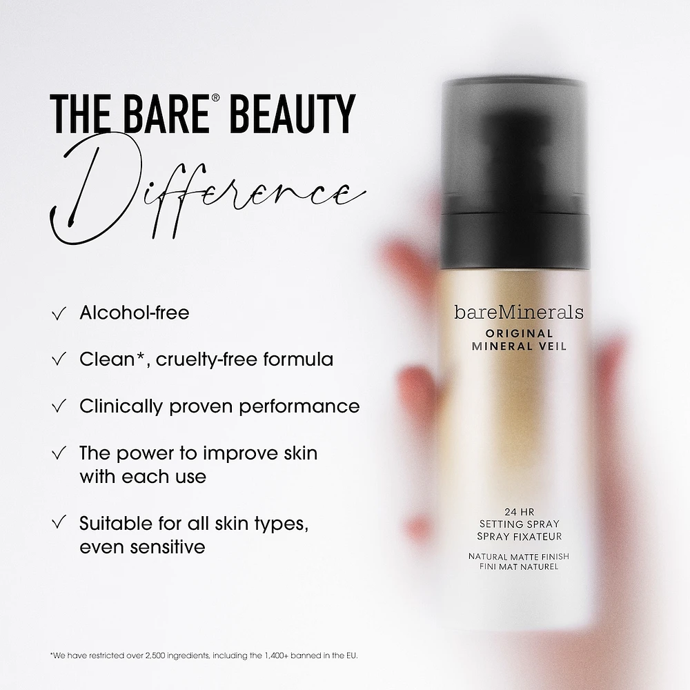 ORIGINAL Mineral Veil 24HR Natural Matte Setting Spray