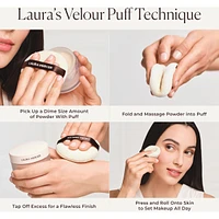 Jumbo Translucent Loose Setting Powder Ultra-Blur & Velour Puff