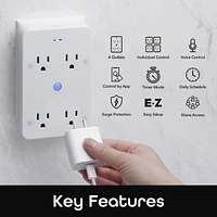 EXTEND Smart Wi-Fi 4 Outlet Plug with Surge Protection