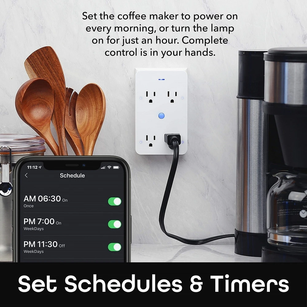 EXTEND Smart Wi-Fi 4 Outlet Plug with Surge Protection