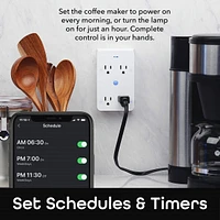 EXTEND Smart Wi-Fi 4 Outlet Plug with Surge Protection