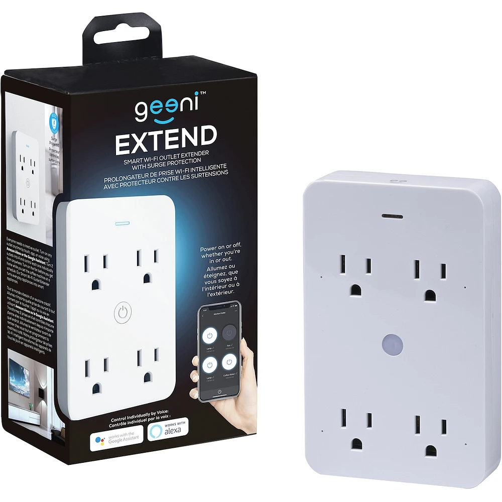 EXTEND Smart Wi-Fi 4 Outlet Plug with Surge Protection
