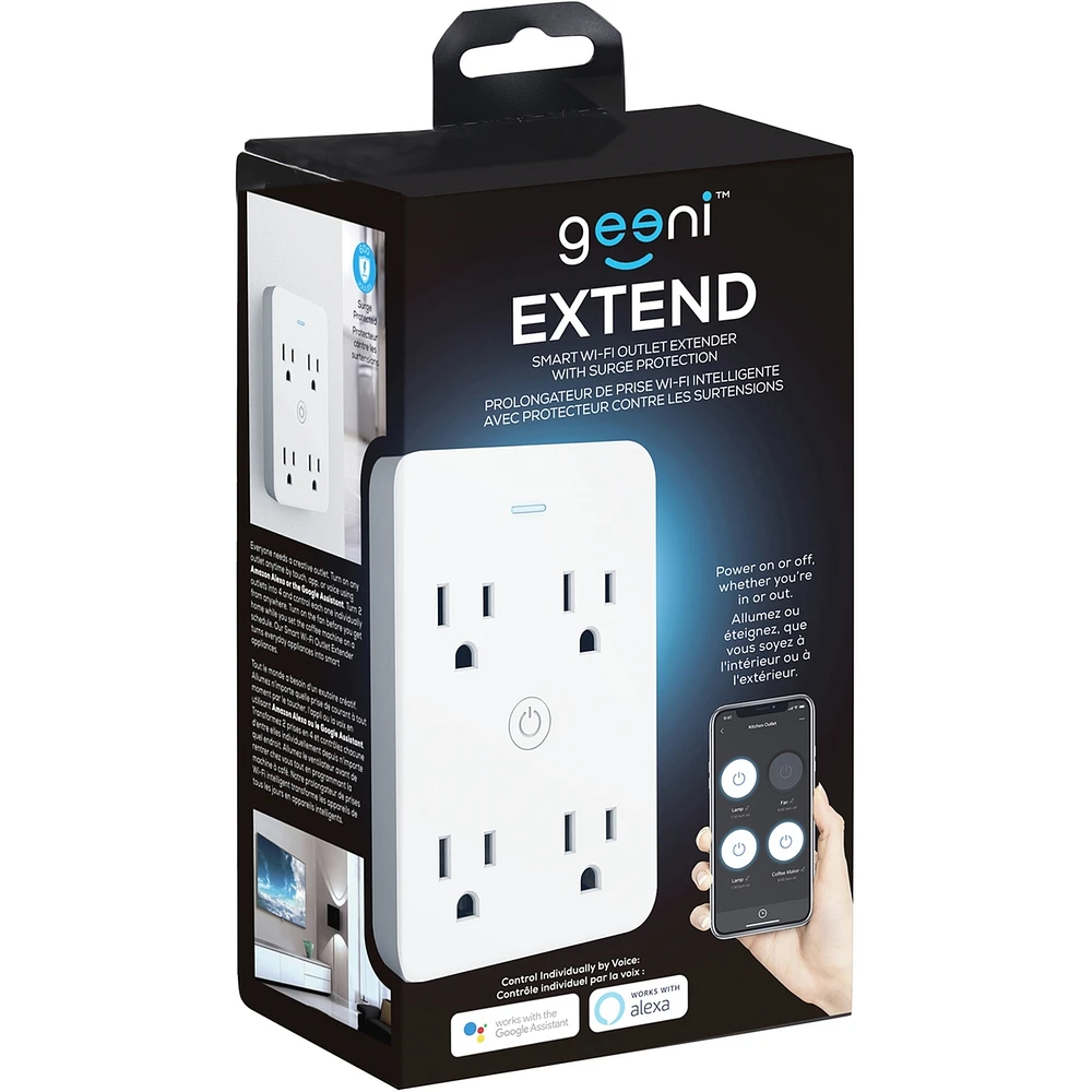 EXTEND Smart Wi-Fi 4 Outlet Plug with Surge Protection