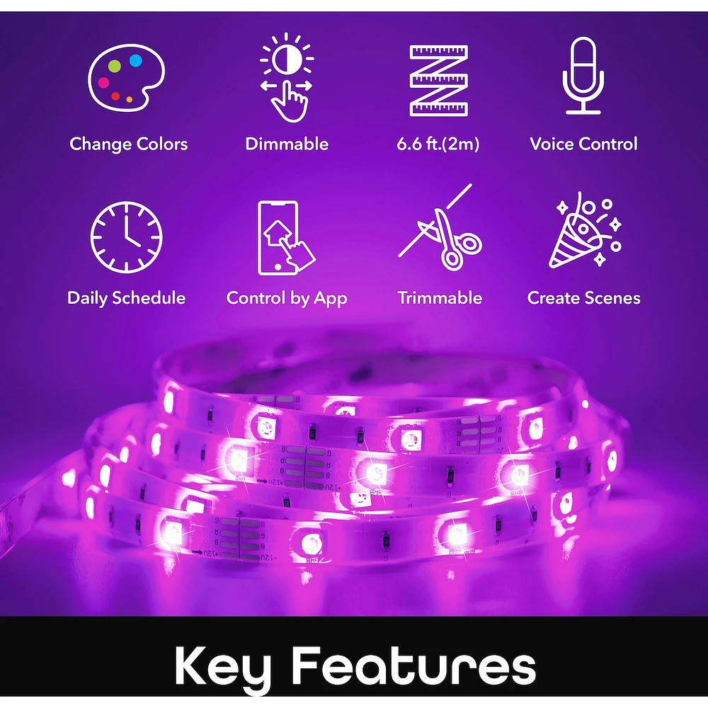 Prisma Smart Wifi LED Light Strip 2M