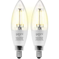 LUX Edison B11 Wi-Fi LED Smart Bulb 2 pack