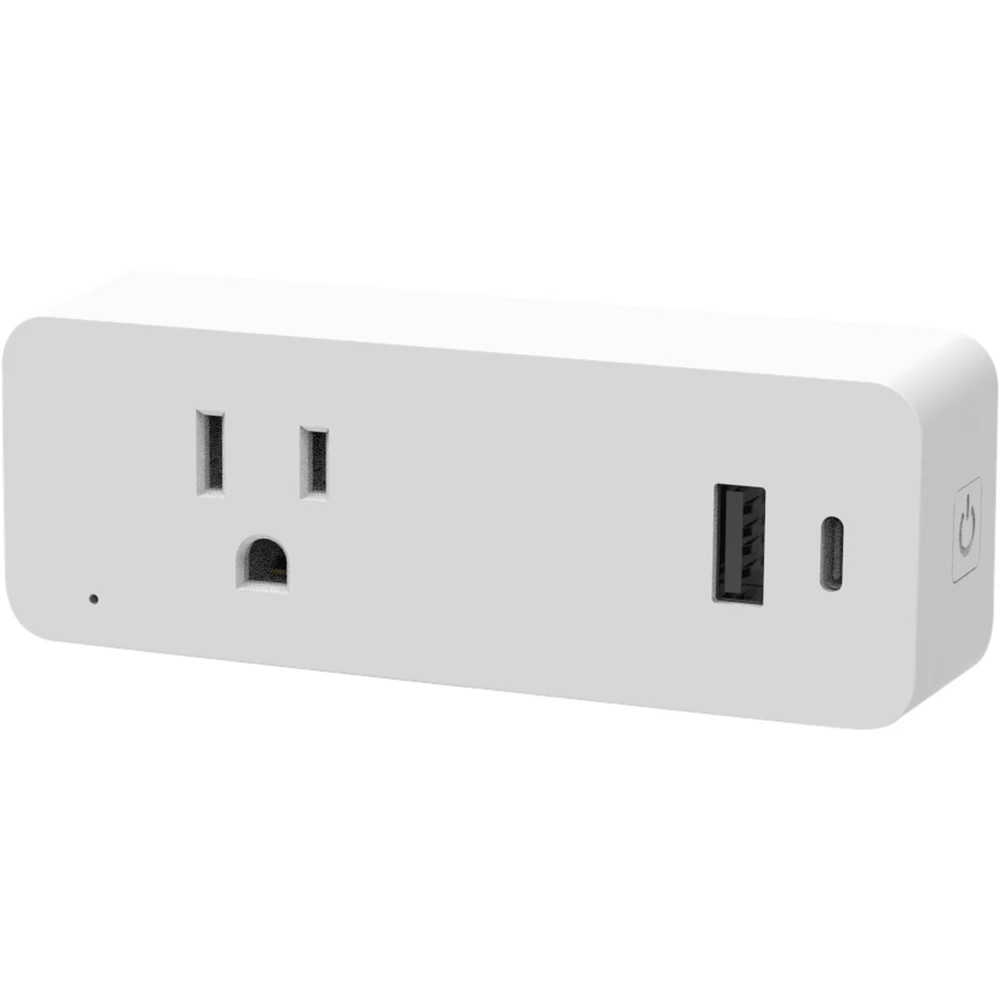 SWITCH + CHARGE Smart Wi-Fi Plug with USB-C and USB-A ports