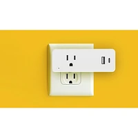 SWITCH + CHARGE Smart Wi-Fi Plug with USB-C and USB-A ports
