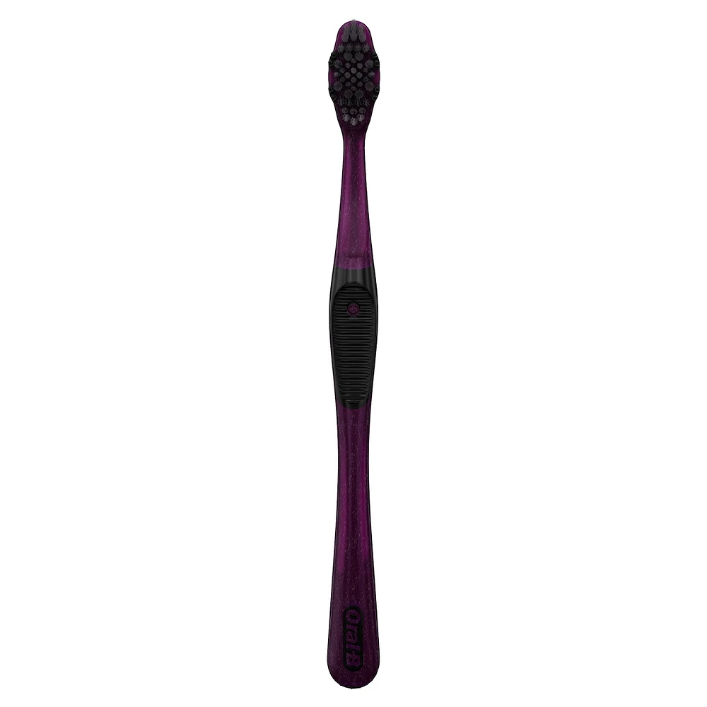 Advanced Whitening Charcoal Toothbrush, Medium, 1 Count