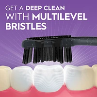 Advanced Whitening Charcoal Toothbrushes, Medium, 2 Count