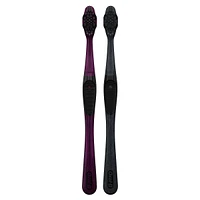 Advanced Whitening Charcoal Toothbrushes, Medium, 2 Count