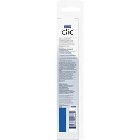 Clic Toothbrush Ultimate Clean Replacement Brush Heads, Black, 2 Count