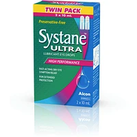 Systane® Ultra Preservative Free Lubricant Eye Drops Twin Pack