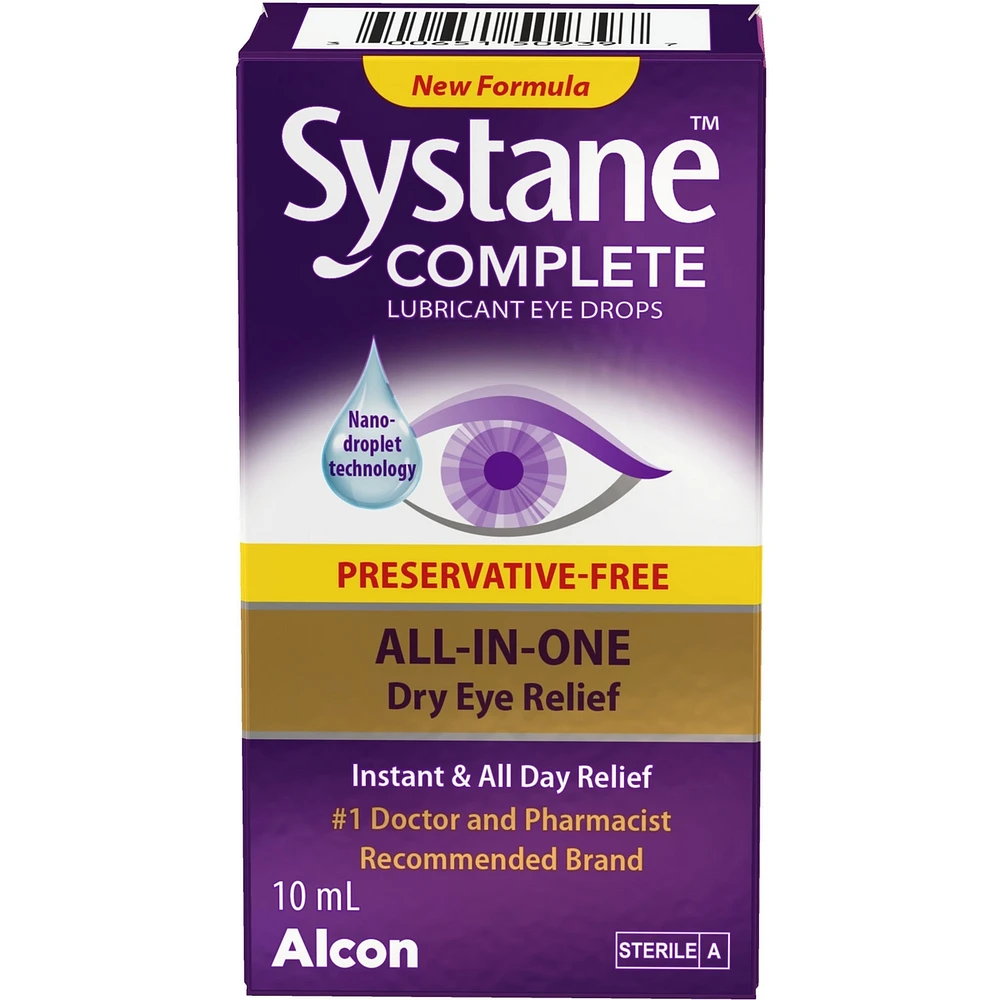 Systane® Complete Lubricant Eye Drops Preservative Free