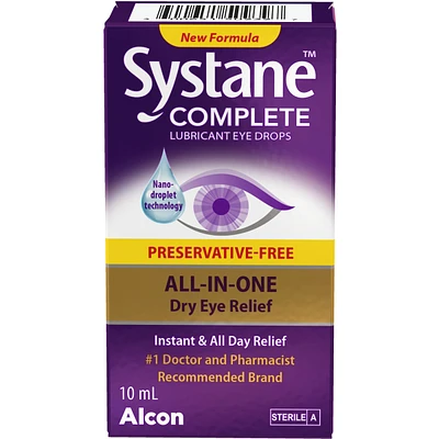 Systane® Complete Lubricant Eye Drops Preservative Free