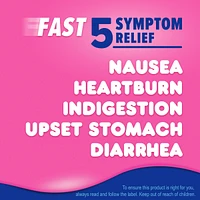 Extra Strength Caplets for Nausea, Heartburn, Indigestion, Upset Stomach, and Diarrhea Relief, Original Flavor