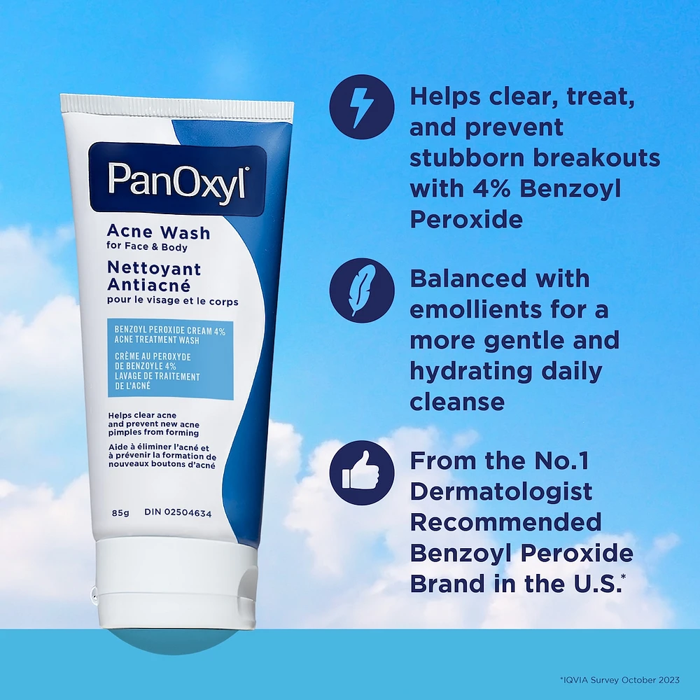 Acne Wash, 4% Benzoyl Peroxide Cream