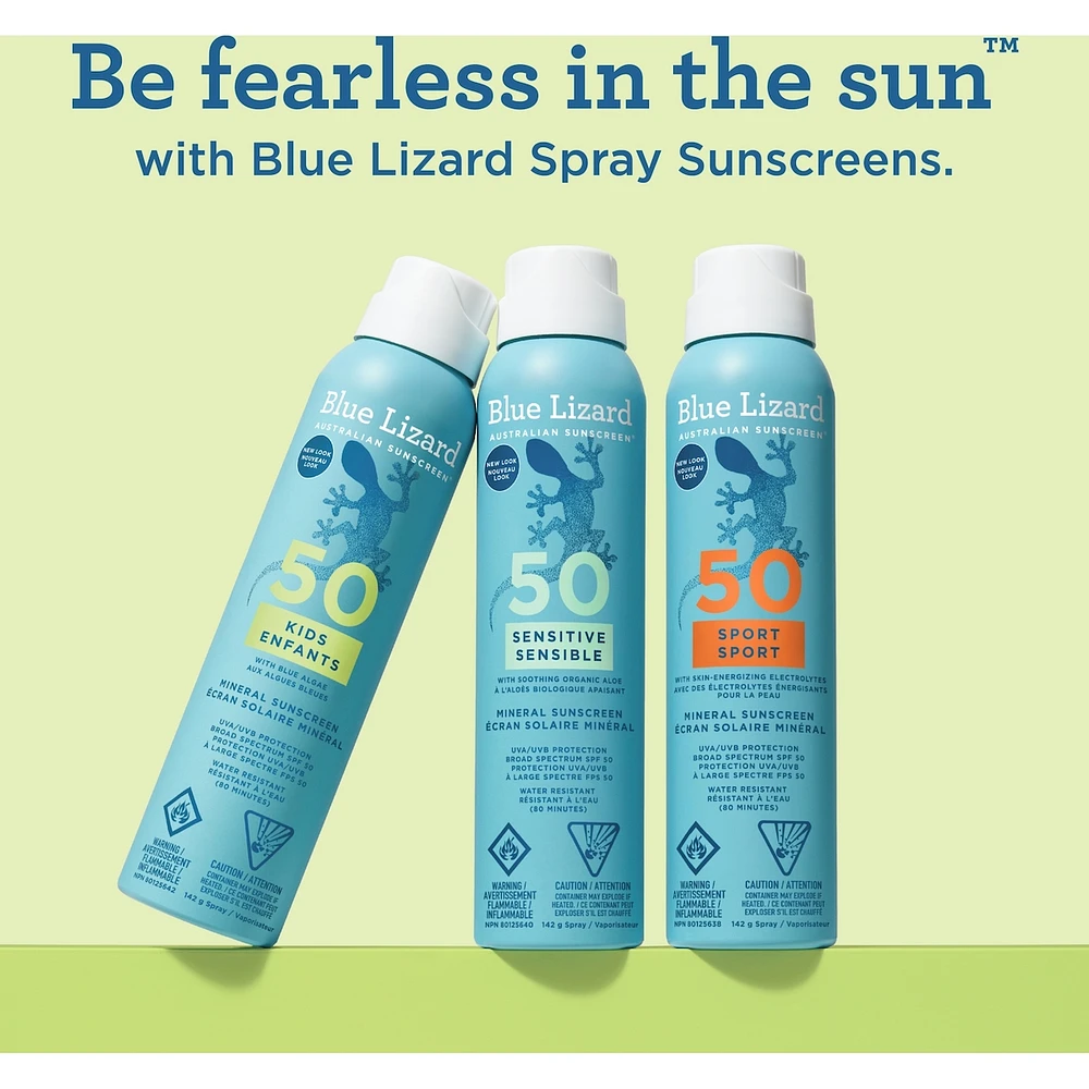Blue Lizard Kids Mineral Sunscreen Spray SPF 50 142g