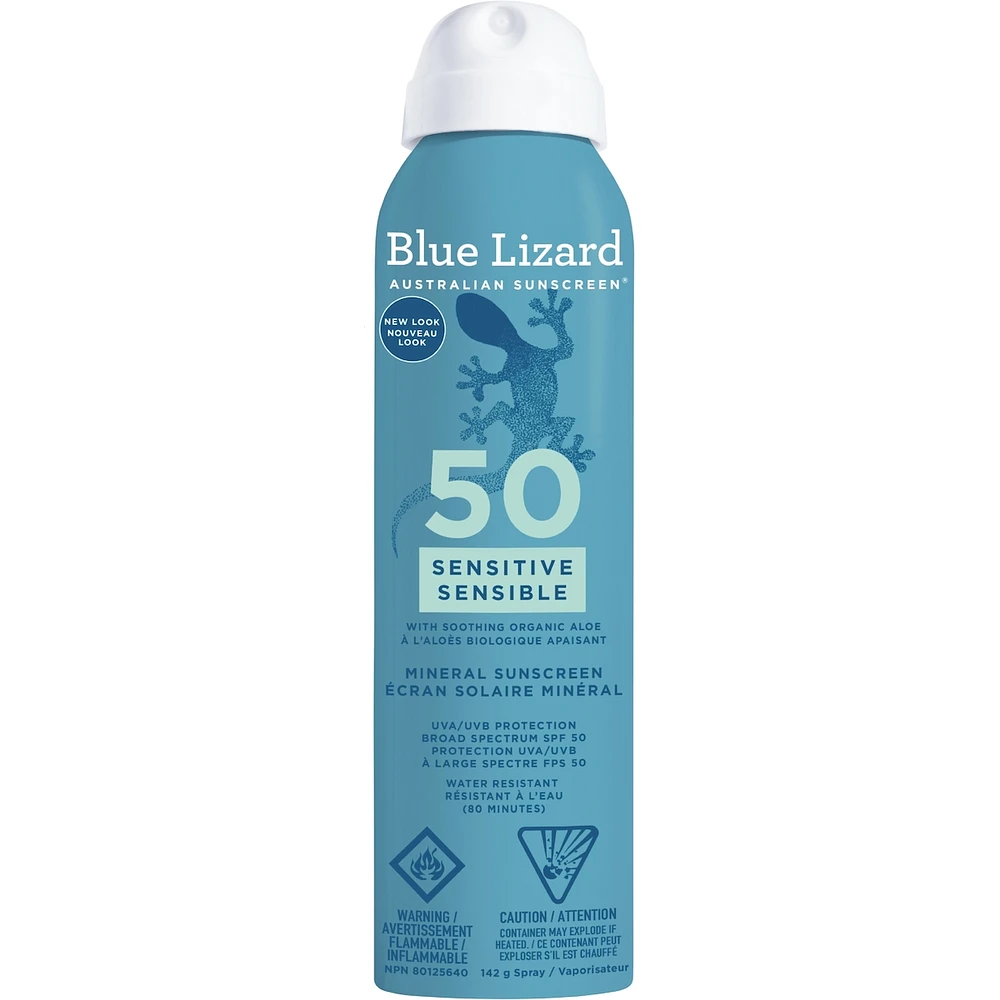 Blue Lizard Sensitive Spray SPF 50 142g