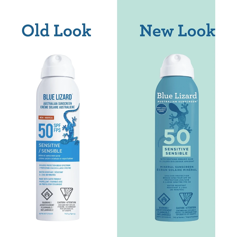 Blue Lizard Sensitive Spray SPF 50 142g