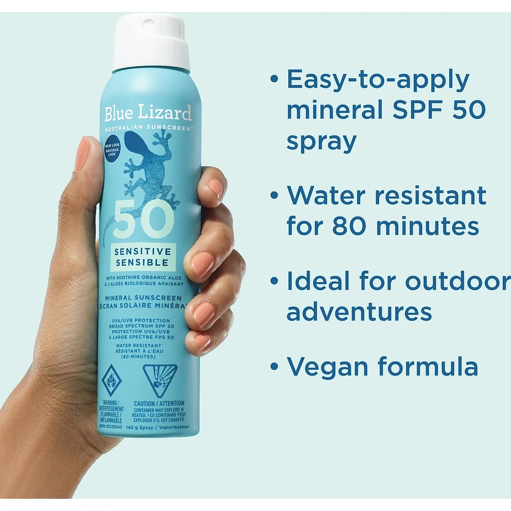 Blue Lizard Sensitive Spray SPF 50 142g