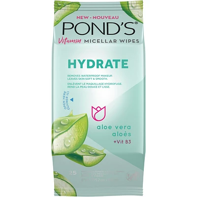 Hydrate Vitamin Micellar Wipes