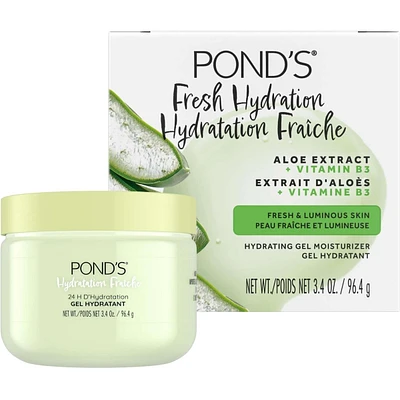 Aloe Extract & Vitamin B3 Gel Face Moisturizer For Fresh and Luminous Skin