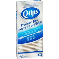 Q-tips Precision Tips Cotton Swabs 170 ct