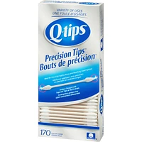 Q-tips Precision Tips Cotton Swabs 170 ct