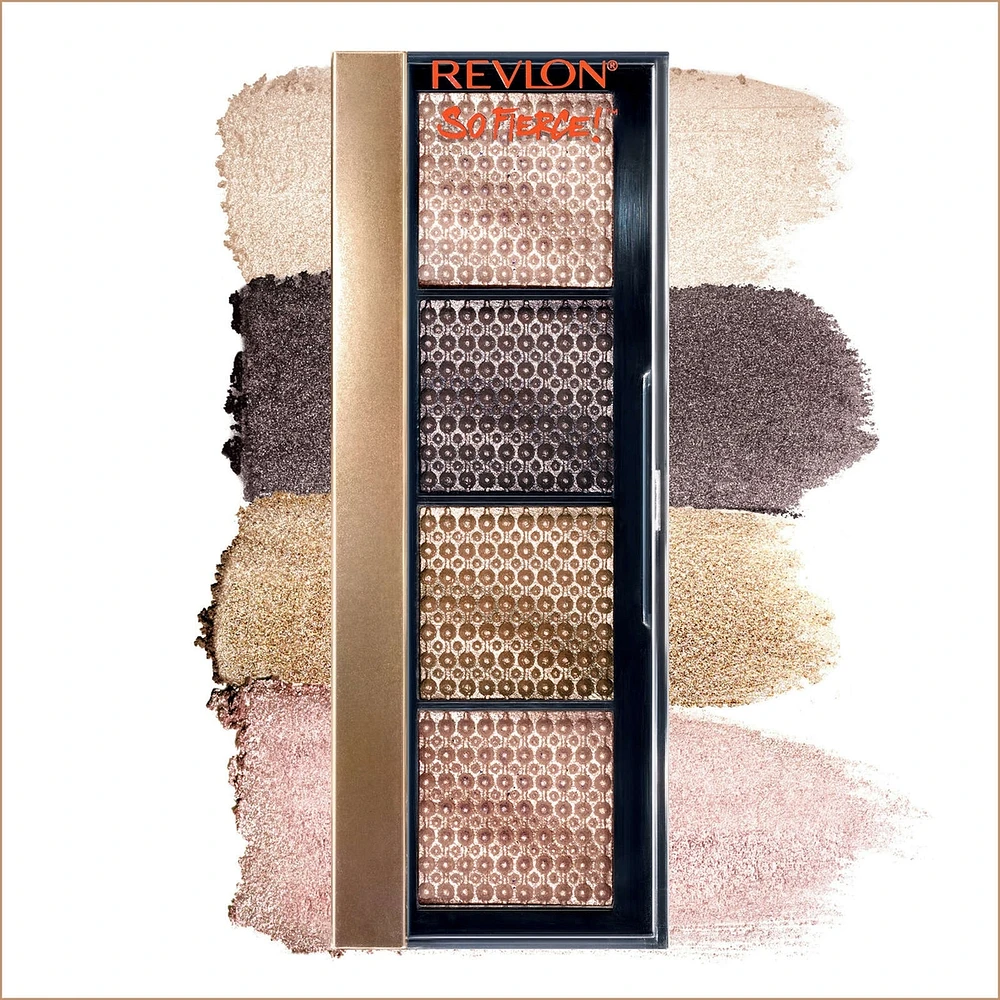 Palette D'ombres à Paupières Prismatiques So Fierce™, Couleurs Cristallines Haute Intensité, Fini Nacré Profond