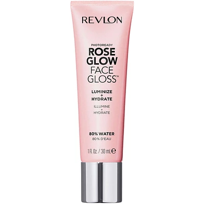 PhotoReady Rose Glow Face Gloss, Illuminating Hydrating Primer,  Non-Sticky Gel