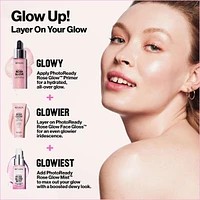 PhotoReady Rose Glow Face Gloss, Illuminating Hydrating Primer,  Non-Sticky Gel