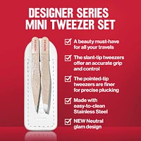 The Designer Collection Mini Tweezer Set To Go