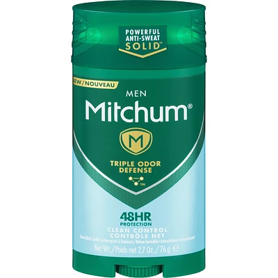 Mitchum Men Advanced Control Antiperspirant & Deodorant Invisible Solid Clean Control