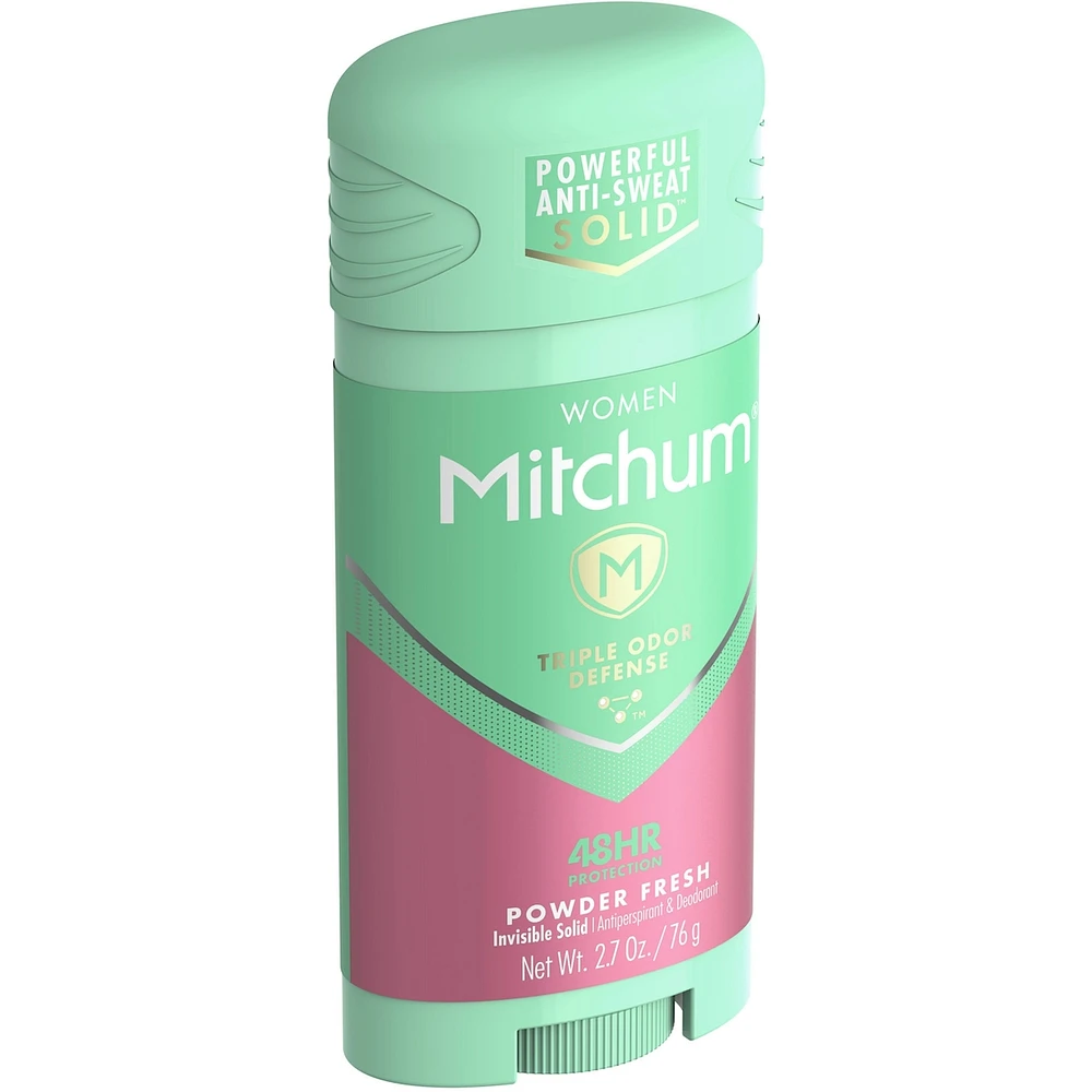 Mitchum Women Advanced Control Antiperspirant & Deodorant Invisible Solid Powder Fresh