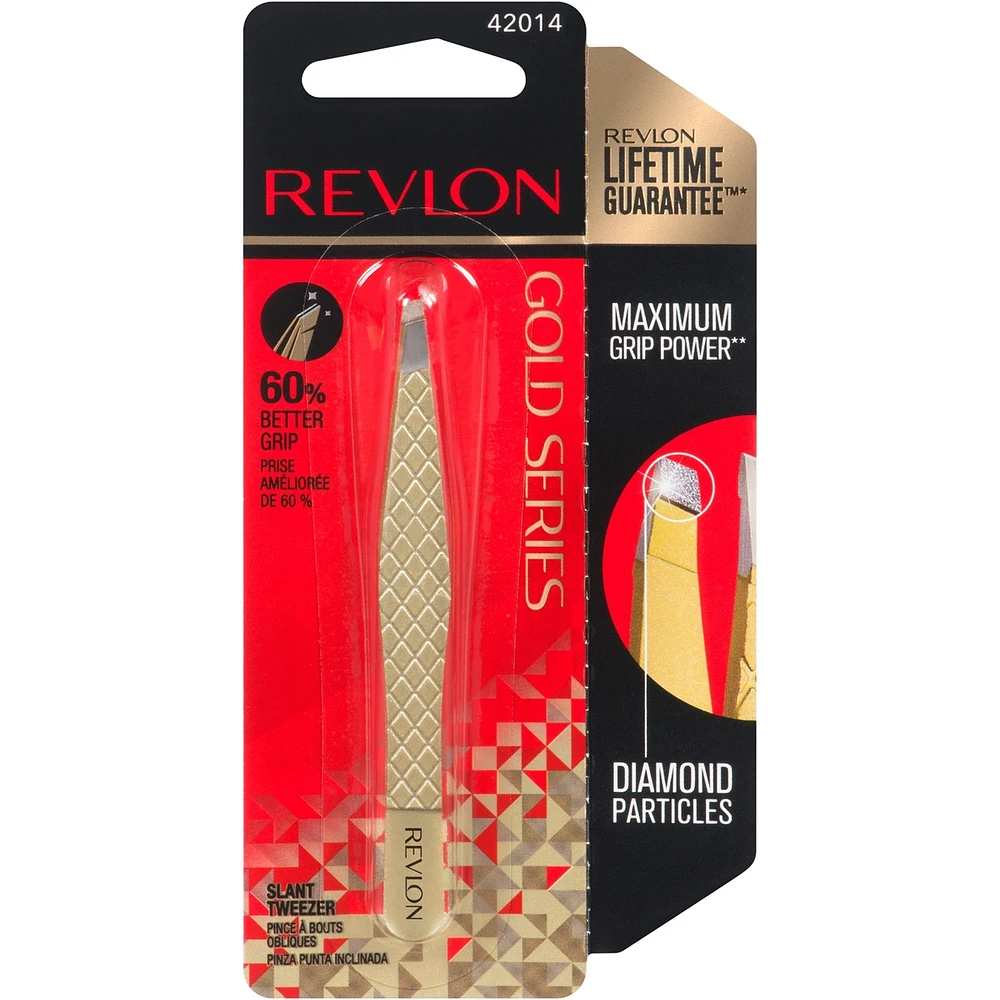 Gold Series Titanium Coated Slant Tweezer