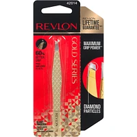 Gold Series Titanium Coated Slant Tweezer