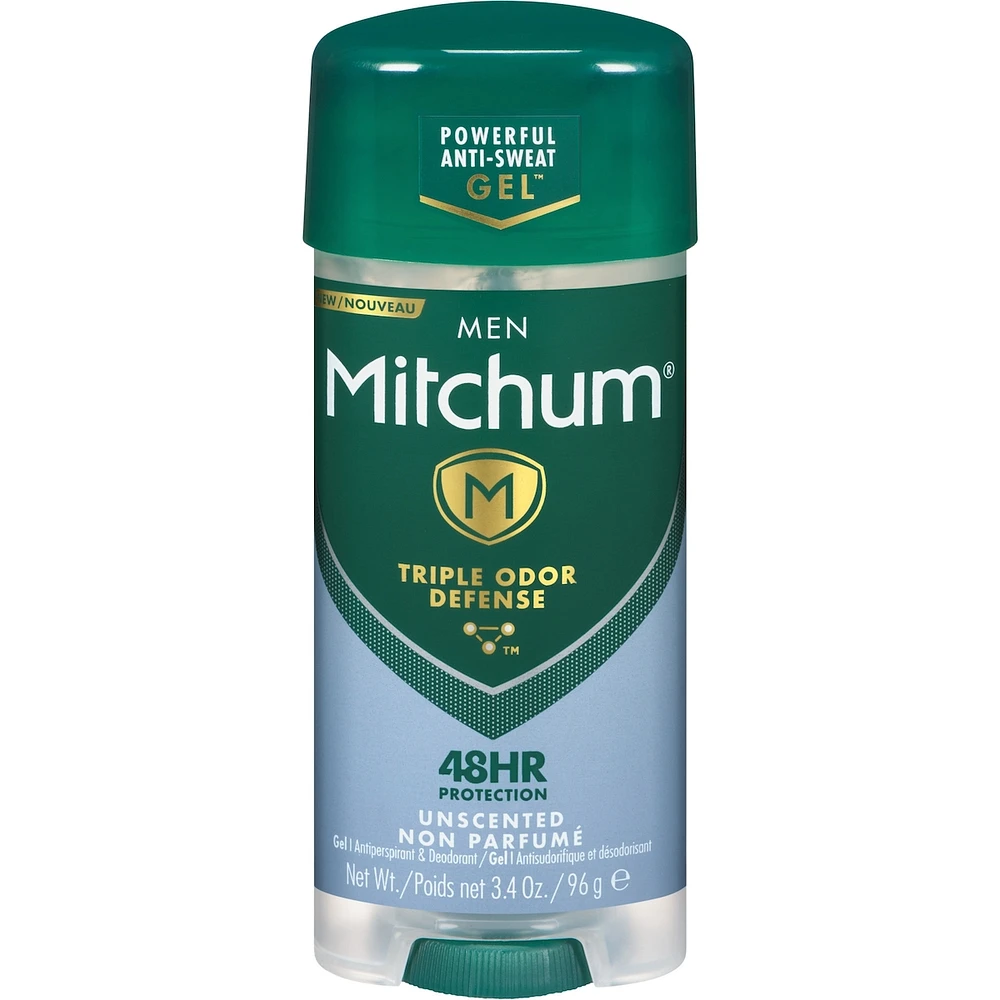 Mitchum Men Advanced Gel Antiperspirant & Deodorant Unscented