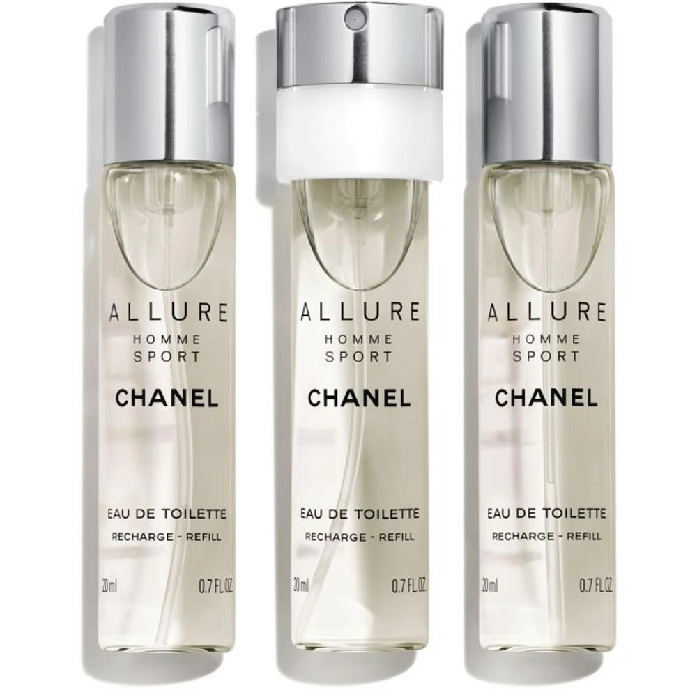 ALLURE HOMME SPORT - Eau de Toilette Refillable Travel Spray Refill