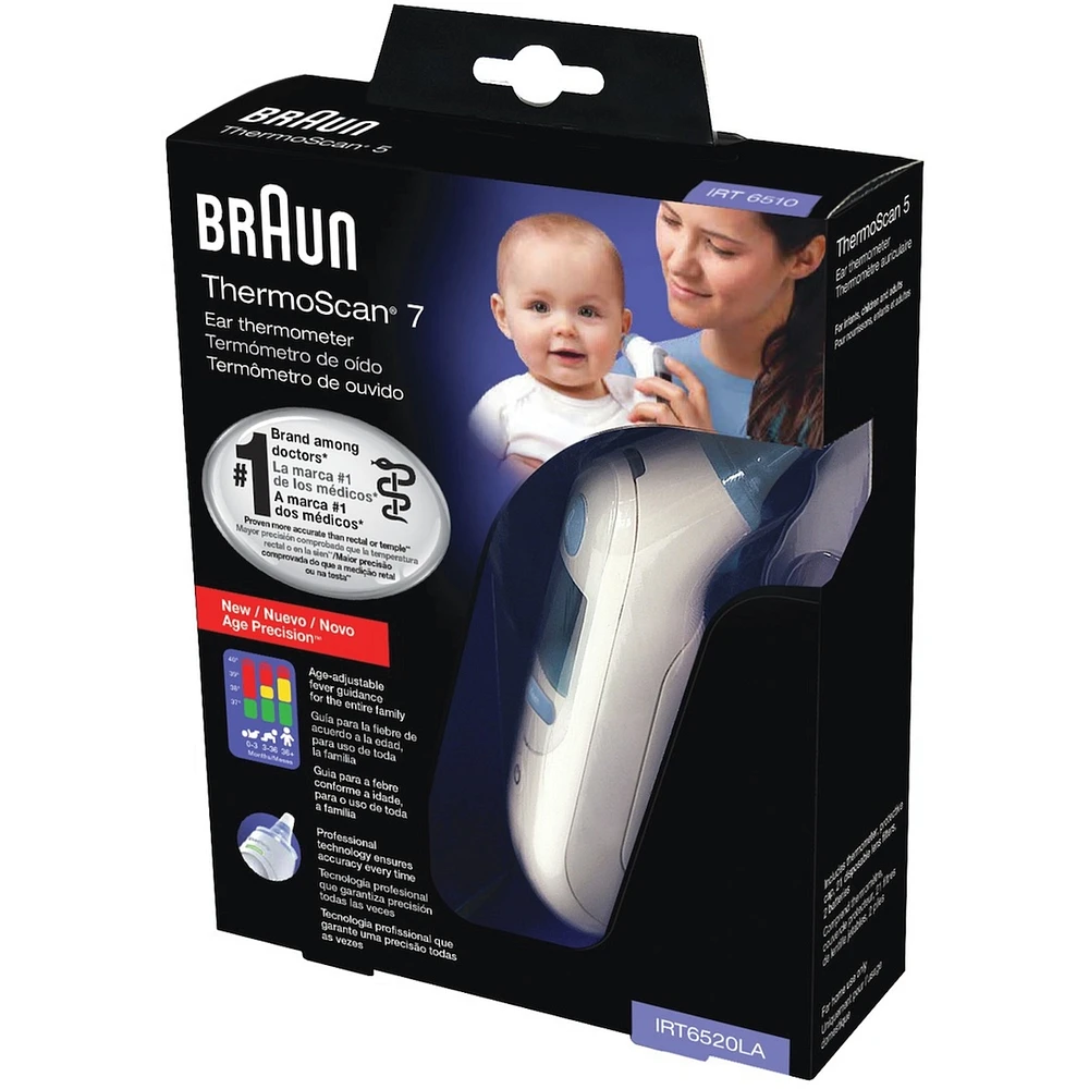 IRT6520CA ThermoScan® 7 Ear Thermometer with Age Precision™