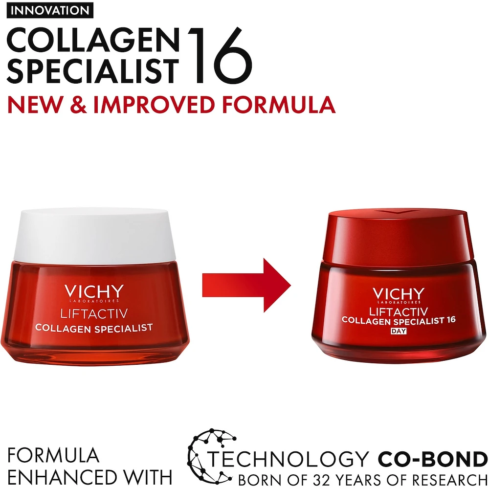 Liftactiv Collagen Specialist –  Anti-aging face moisturizing cream with peptides and vitamin C