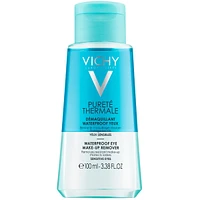 Purete Thermale Biphase Waterproof Eye Makeup Remover, Dermatologist & Ophtalmologist tested, No Parabens, Hypoallergenic, Tested on Sensitive Skin, Protects & Fortifies Lashes