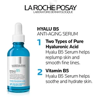 La Roche-Posay Hyalu B5 Pure Hyaluronic Acid Anti-Aging Serum for Face, with Vitamin B5, Suitable for Sensitive Skin, 50ML