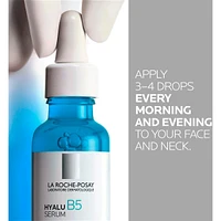 La Roche-Posay Hyalu B5 Pure Hyaluronic Acid Anti-Aging Serum for Face, with Vitamin B5, Suitable for Sensitive Skin, 50ML