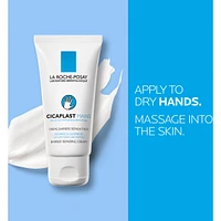 La Roche-Posay Cicaplast Hands for Dry Cracked Hands, Daily Moisturizing Fragrance-Free Cream With Glycerin and Shea Butter, 100mL