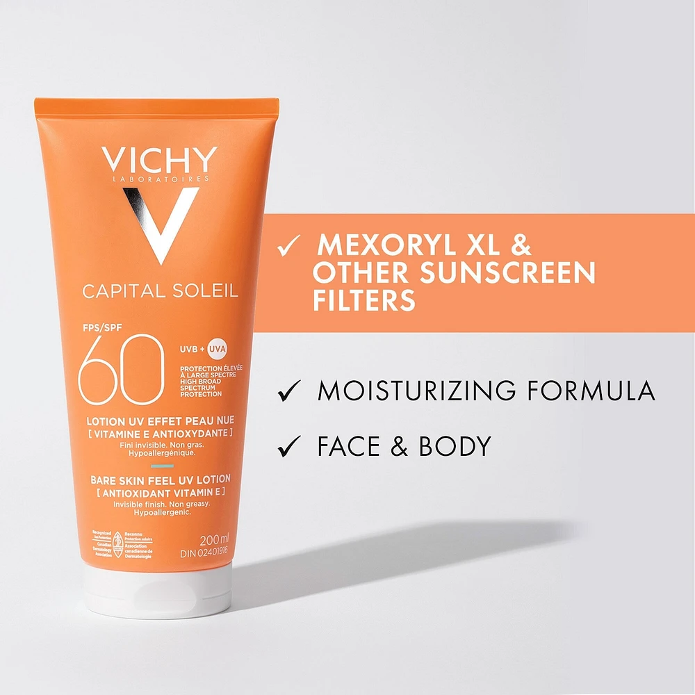 Capital Soleil Bare Skin Face & Body Sunscreen Lotion SPF 60