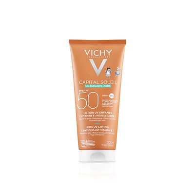 Suncreen For Face & Body, Capital Soleil Kids UV Lotion SPF 50