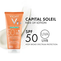 Suncreen For Face & Body, Capital Soleil Kids UV Lotion SPF 50