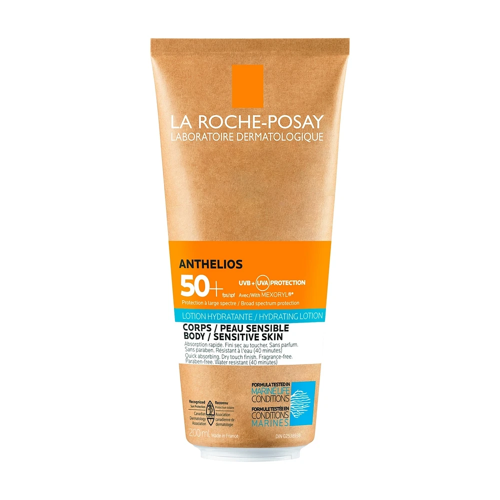 ANTHELIOS HYDRATING LOTION SPF 50+ ECO TUBE - Lightweight Broad-Spectrum Sunscreen That Protects From UVB and UVA Rays
